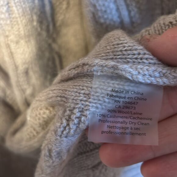 Kinross Cashmere Blend Open Duster Cardigan Small - Picture 3 of 6